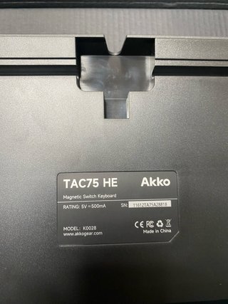 : Teclado Akko TAC75 HE Magnético