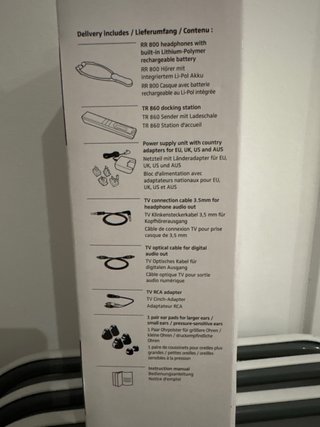 Sennheiser Set 860 Sistema TV Inalámbrico
