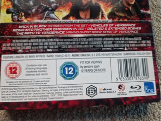 Ghost Rider Spirit of Vengeance Blu-ray 3D+2D