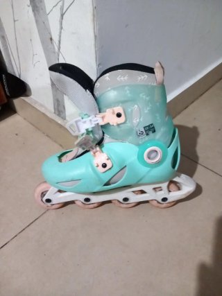 Patines en línea infantiles color turquesa