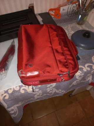 Maletín para ordenador portátil rojo