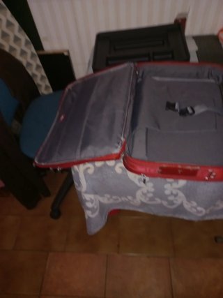 Maletín para ordenador portátil rojo