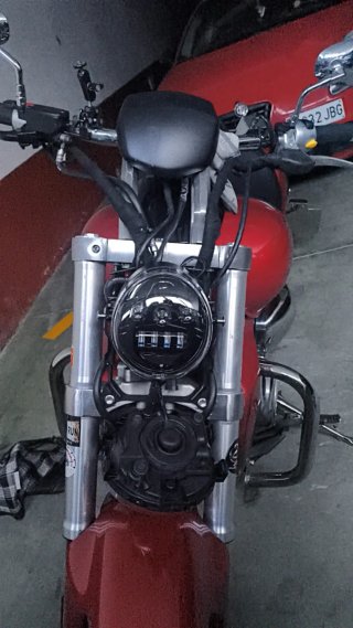 Faro LED Redondo Negro
