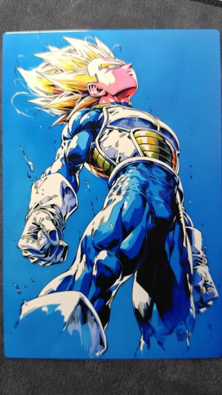 Póster de Aluminio Vegeta