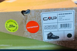 Botas CMP Rigel Waterproof Niños Azul/VerdeT30