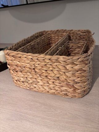 Conjunto 3 cestos jacinto de agua
