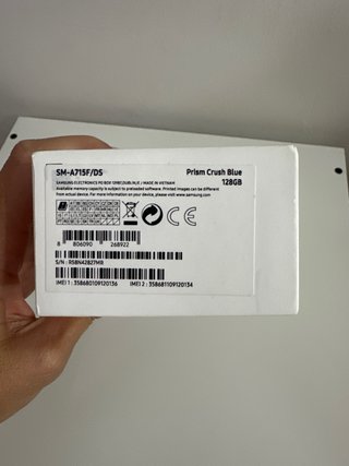 Caja Samsung Galaxy A71