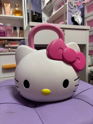 Joyero Hello Kitty Rosa y Blanco