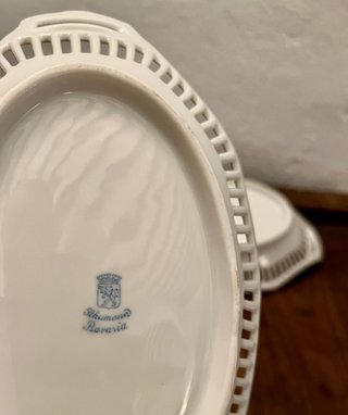 3 Cestas Porcelana Schumann Bavaria