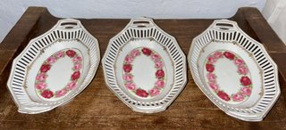 3 Cestas Porcelana Schumann Bavaria