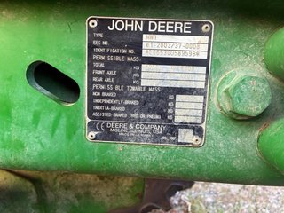 Tractor John Deere 6530 con pala