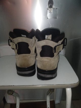 Botas Salomon Beige y Marrón