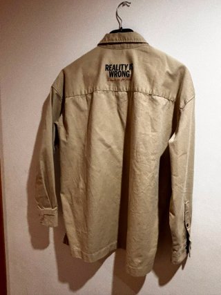 Camisa Bershka Beige Estampado Talla XS