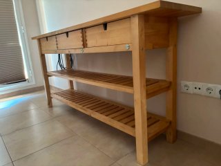 Mueble - Banco de trabajo madera maciza