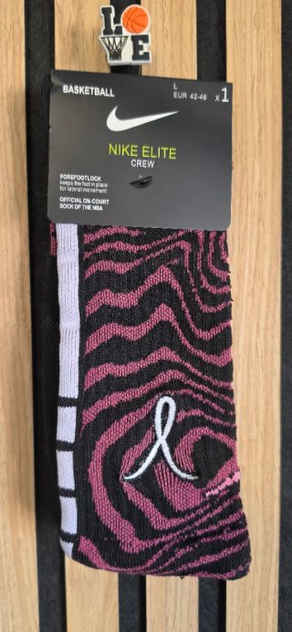 Calcetines Nike Elite Crew Baloncesto Rosa