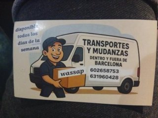 Transporte y mudanza dentro y fuera de Barcelona