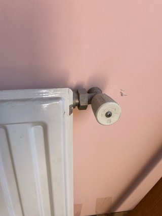 Radiador de gas blanco