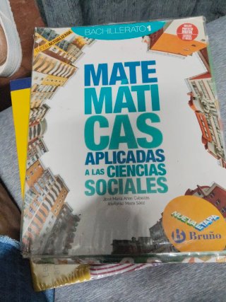 Matemáticas aplicadas a las ciencias sociales, ...