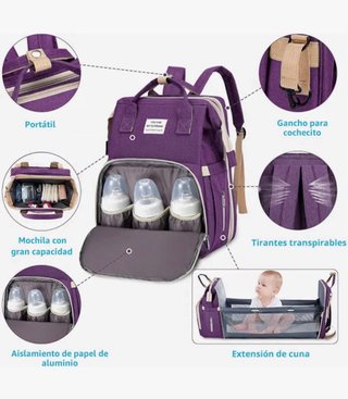 Mochila cambiador para bebé
