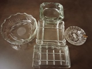 Ceniceros, Bol y Caja de Cristal