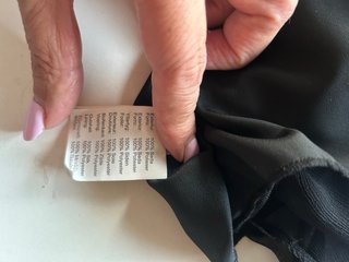 Falda Massimo Dutti Negra Talla M