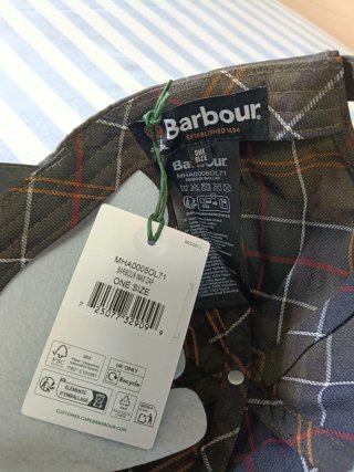 Gorra Barbour Wax nueva