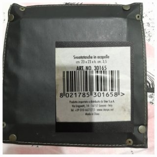 Vassoio Svuota Tasche London Ecopelle