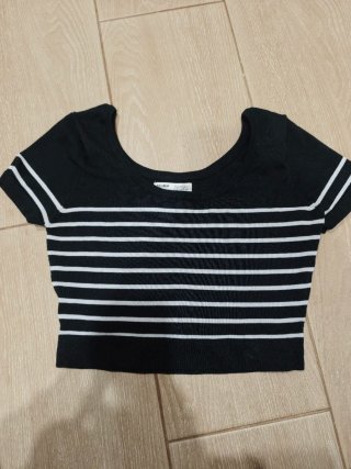 Camiseta Pull&Bear rayas S