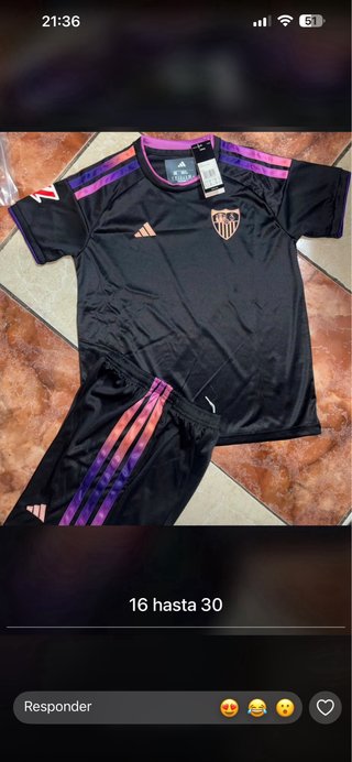 Equipación fútbol