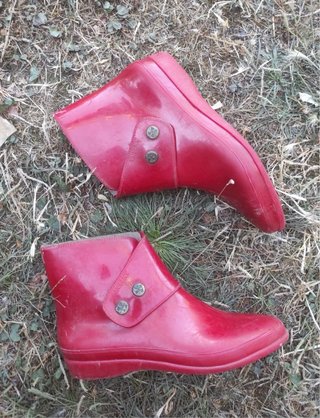 Botines agua rojos T39