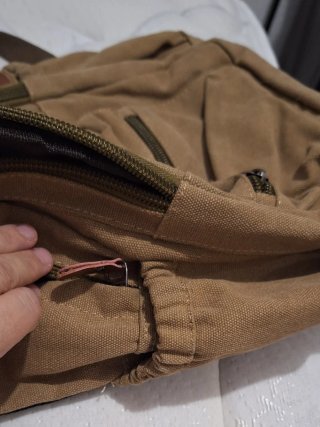 Mochila Marrón y Verde Oliva