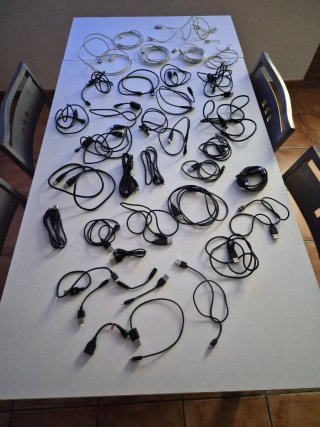 Lote 39 cables USB variados