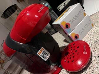 Cafetera Bosch Tassimo Roja