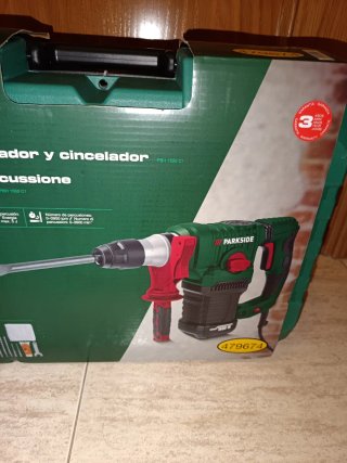 Taladro Percutor Parkside 1550W + Accesorios