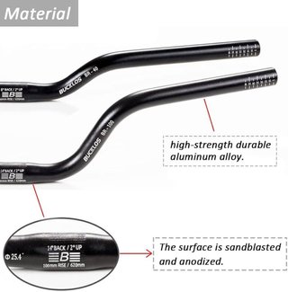 Manillar BUCKLOS BR-20 Doble Altura 720mm