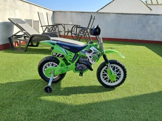 Moto Eléctrica Infantil Verde