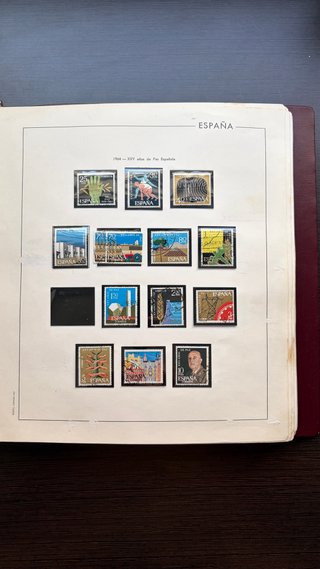 Álbum Sellos España Colección 1964-1974