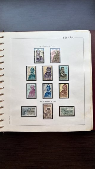 Álbum Sellos España Colección 1964-1974