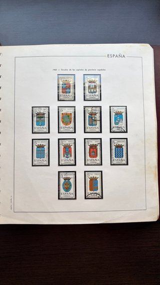 Álbum Sellos España Colección 1964-1974