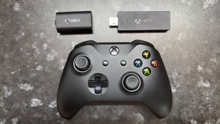 Mando Xbox One + adaptador inalámbrico + batería