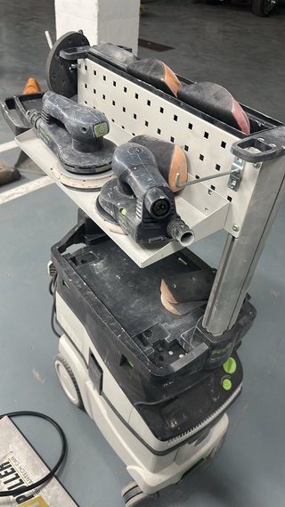 Lijadora Festool con aspirador