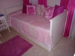Cama doble blanca Ikea
