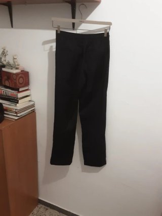 Pantalones Massimo Dutti tiro alto rectos negros