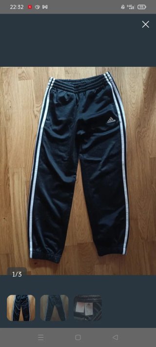 Conjunto Adidas chándal gris y negro