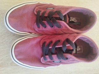 Zapatillas Vans Rojas y Negras