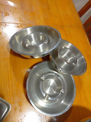 Lote 3 Ceniceros Inox