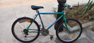 Bicicleta STYLIZER azul y verde