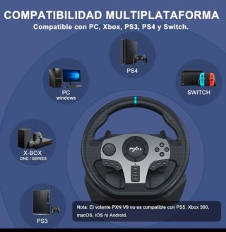 Volante Gaming PXN V9 900° Racing Wheel