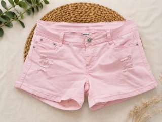 Shorts vaqueros color rosa talla S