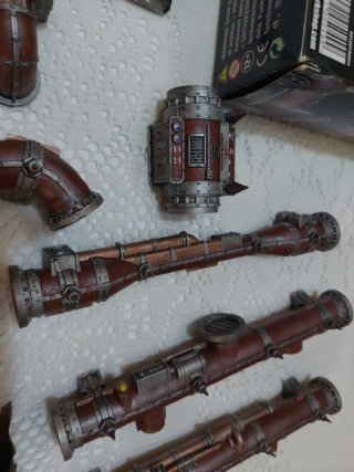 Tuberías Promethium Escenografía Warhammer 40k